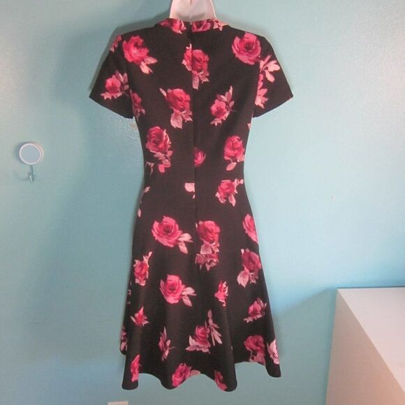 Kate Spade Rose Dress Size 0 Like New - Picture 4 of 15